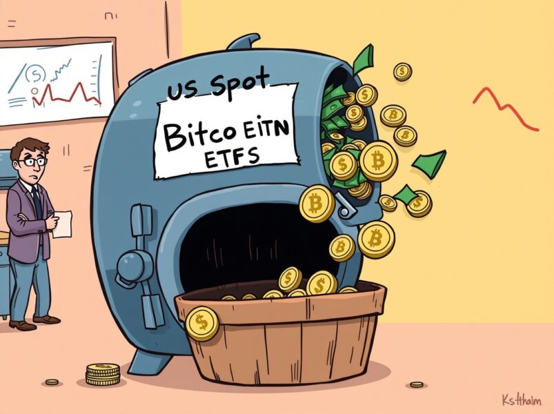 US Spot Bitcoin ETFs: Unpacking the Alarming $566.4M Outflow