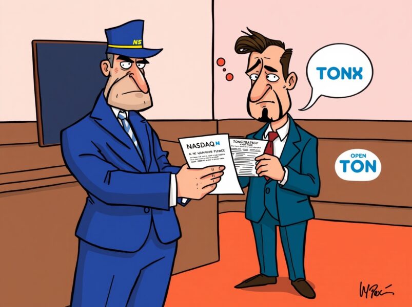 Urgent TonStrategy Nasdaq Warning: Understanding TONX’s Rule Breach