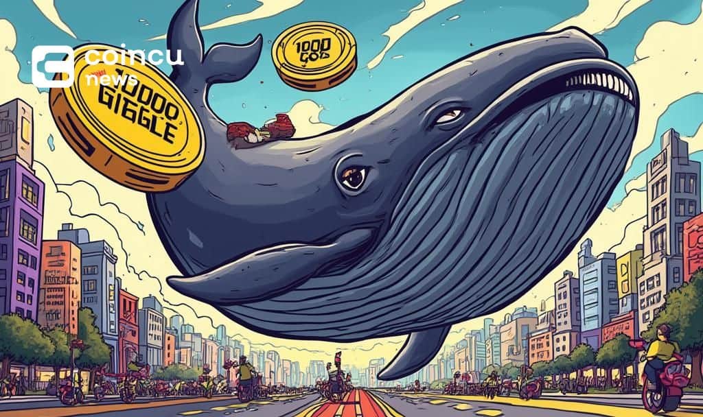 Whale Dumps 10,000 GIGGLE Coins, Profit Potential $1.71M