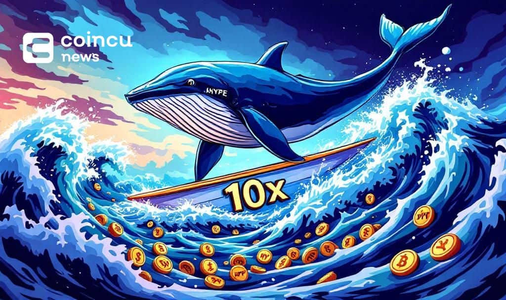 Whale Opens 10x Leveraged Short on HyperLiquid HYPE