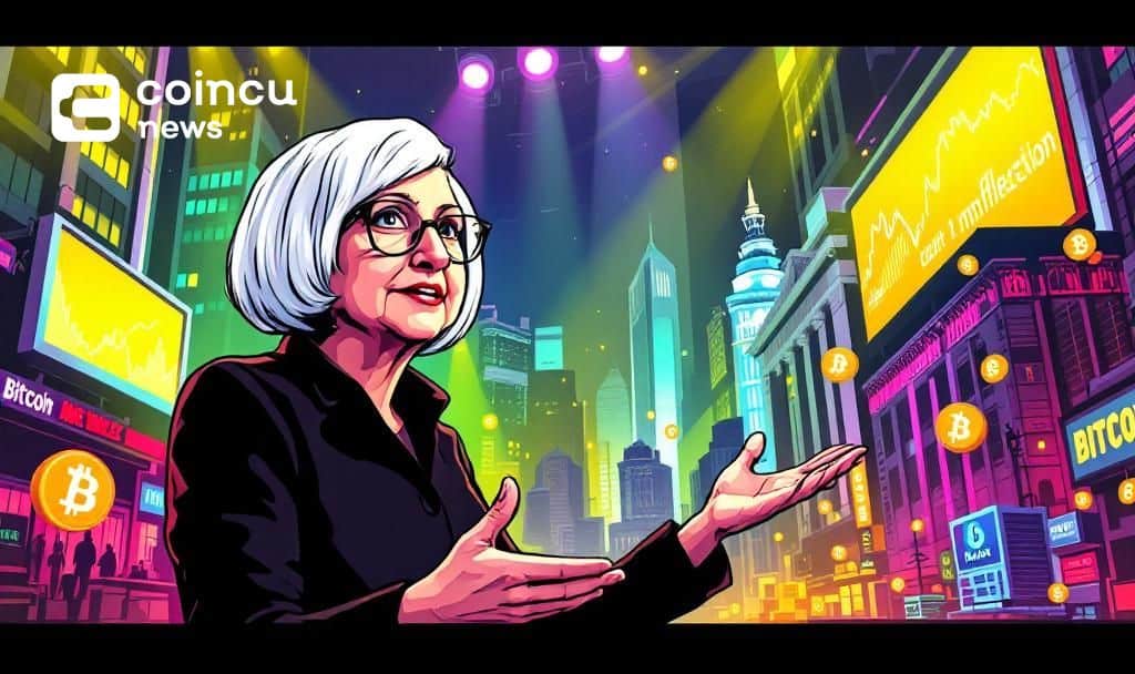 Yellen Suggests Inflation Control, Bitcoin Rises Amid Speculation