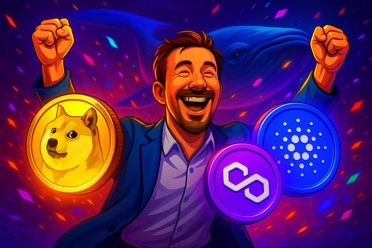 Dogecoin Price Prediction 2025 — Can DOGE Hit $1 as MATIC and Cardano See Whale Activity