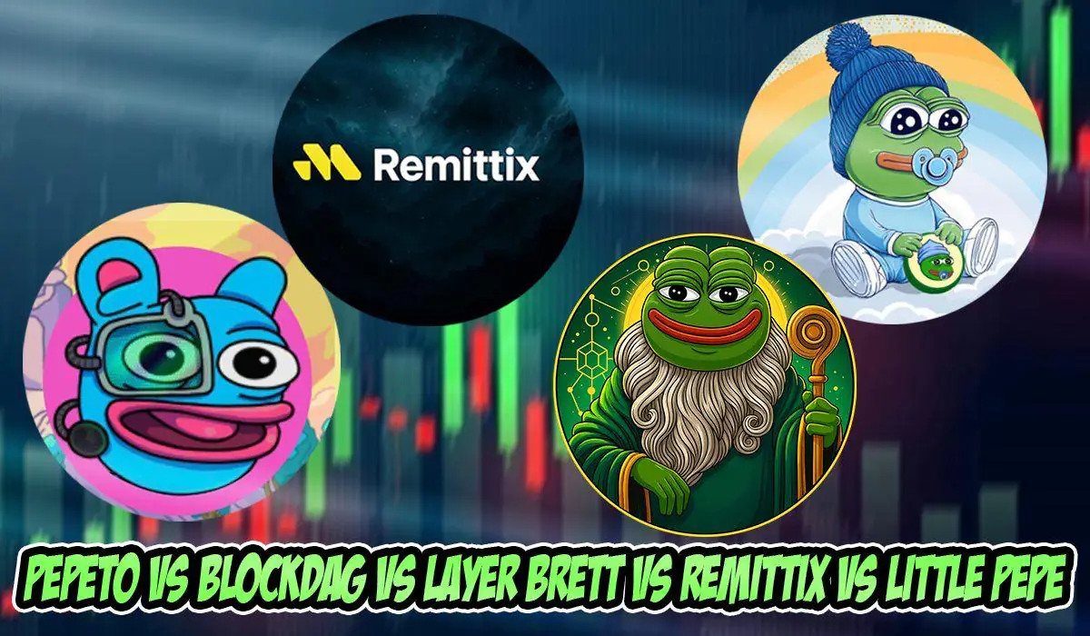 Best Crypto To Buy Now 2025, Pepeto Presale vs BlockDAG, Layer Brett, Remittix, Little Pepe