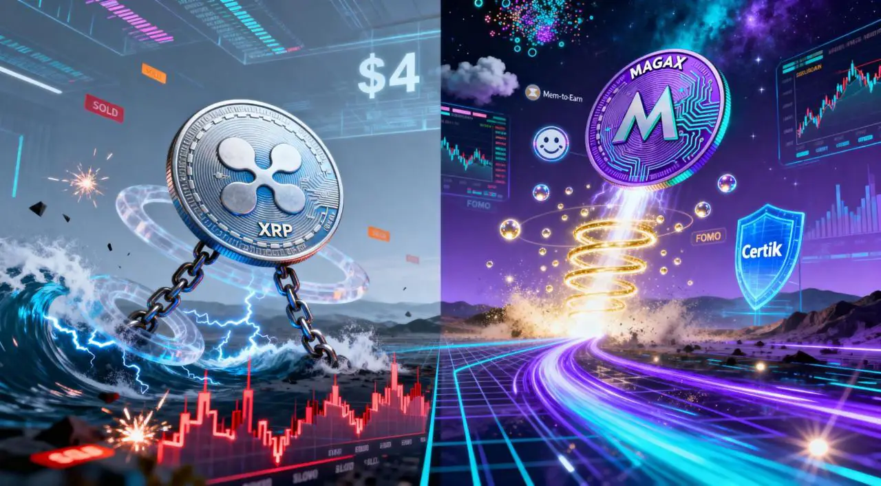 Ripple Bulls Struggle to Push XRP Toward $4, But MAGAX Stage 3 Presale Rallies Without Any Resistance