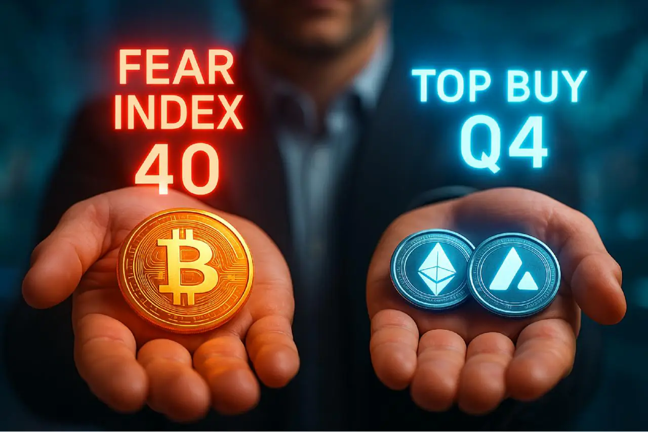 Bitcoin Fear Index Rebounds to 40: Analysts Say Ethereum and AVAX Are Top Buys for Q4 Recovery