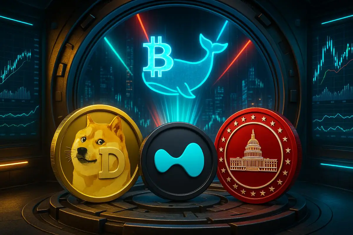 Bitcoin Whales Accumulate $580M — DOGE, HYPE, and MAGACOIN FINANCE Tipped as Smart Money Favorites