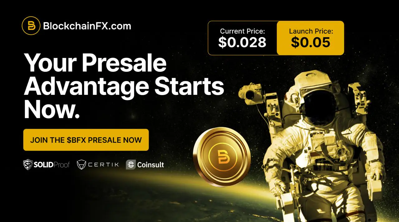 BlockchainFX ($BFX) Confirmed as Top Crypto Presale with $9.8 Million Raised, Beating Mutuum Finance and Maxi Doge