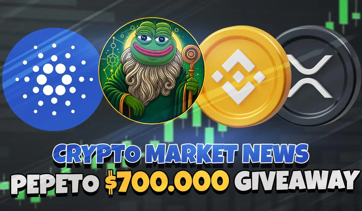 XRP, ADA, BNB Rebound Starts, While Pepeto Announces Exchange And $700,000 Giveaway