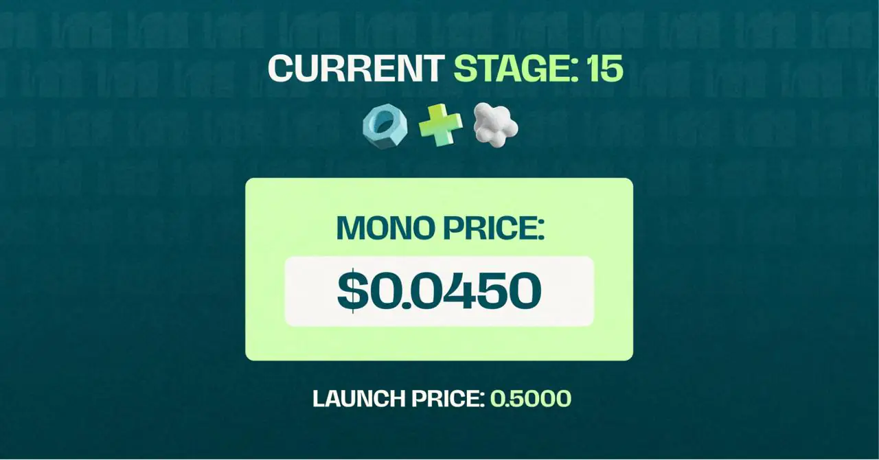 Stage 15 Live: Mono Protocol Presale Raises $2.8 M With Security-First Model