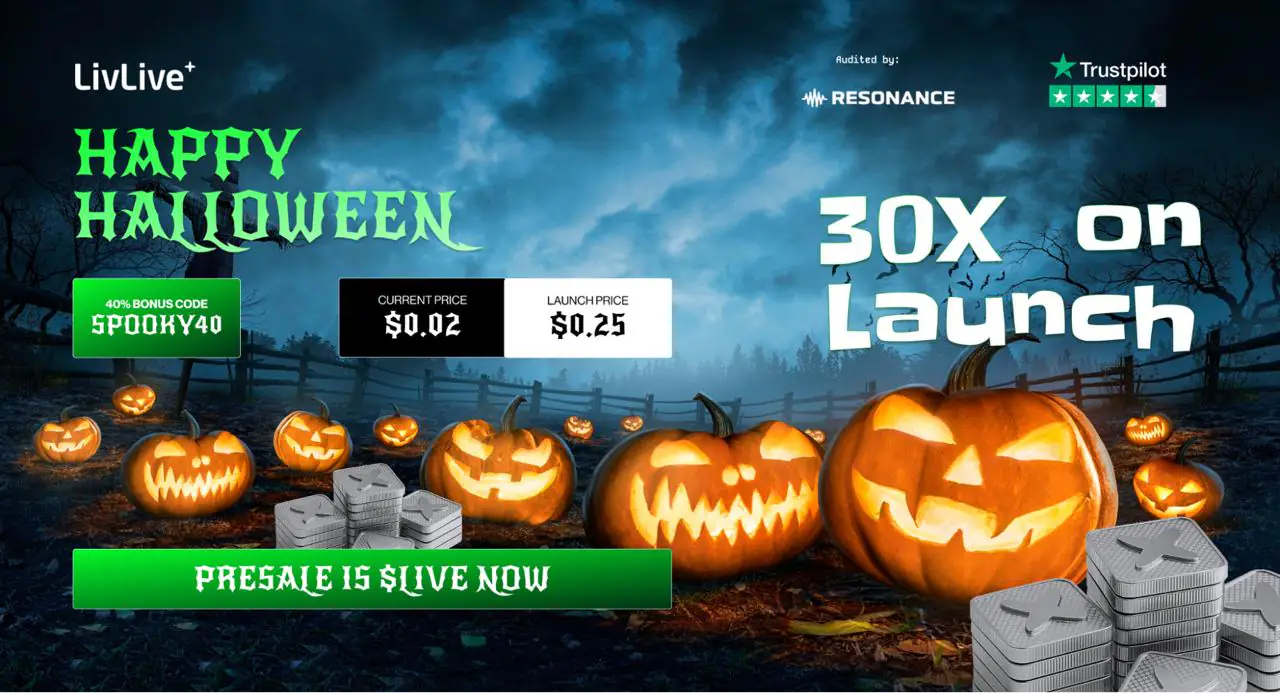 Bitcoin Cash Price Prediction – $BCH Slows As LivLive Top Crypto Presale Drops SPOOKY40 Bonus Code