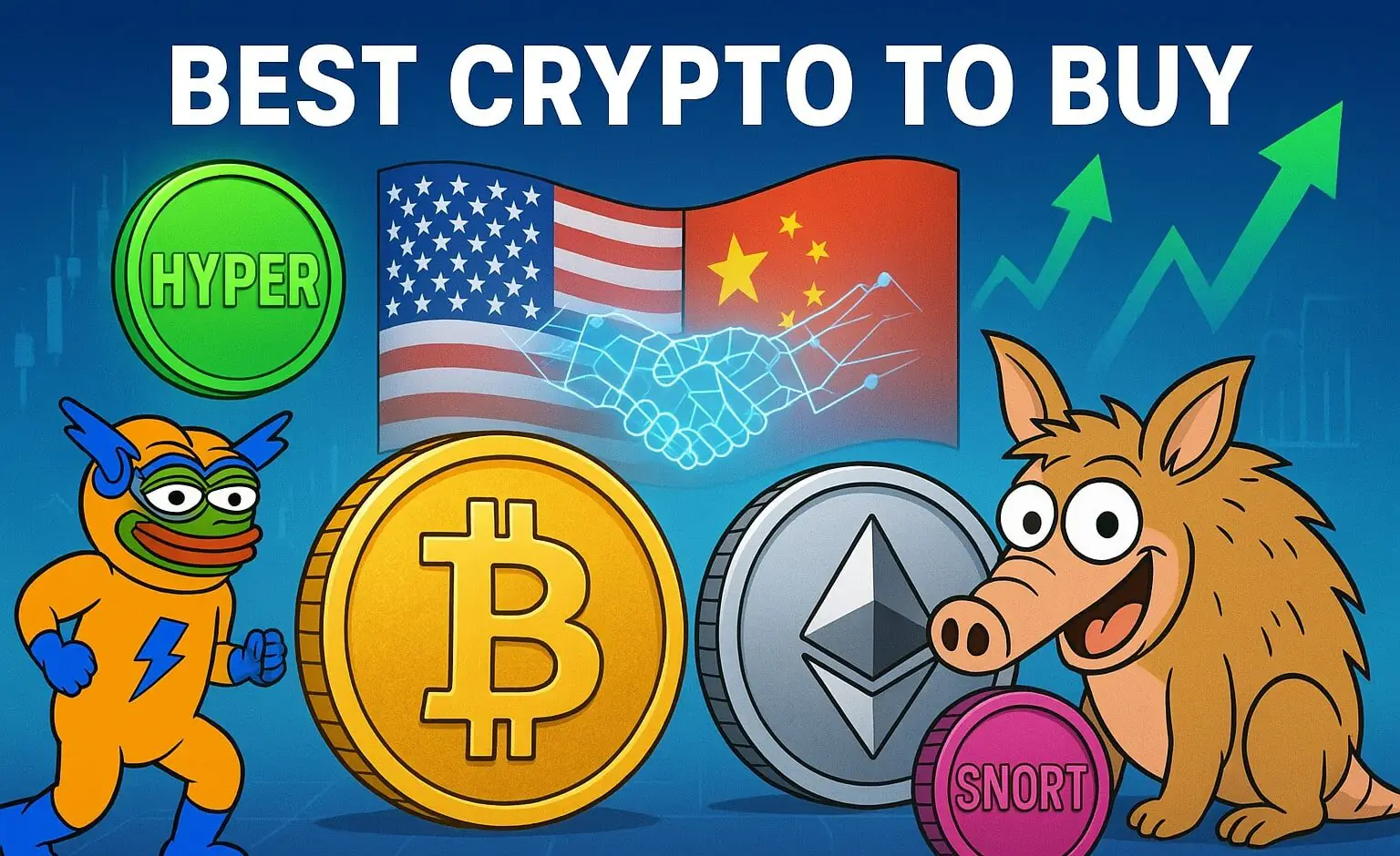$BTC and $ETH Poised to Gain from US-China Trade Truce – $HYPER and $SNORT Emerge as the Best Crypto to Buy
