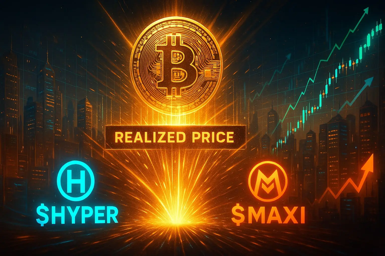 Bitcoin’s Realized Price Triggers a True Bull Run — $HYPER and $MAXI Poised as the Next Crypto to Explode