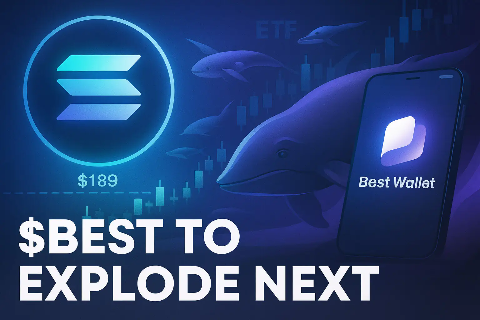 Solana Holds $189 Support as Whales Accumulate 24.5M $SOL – Is $BEST the Next to Explode?