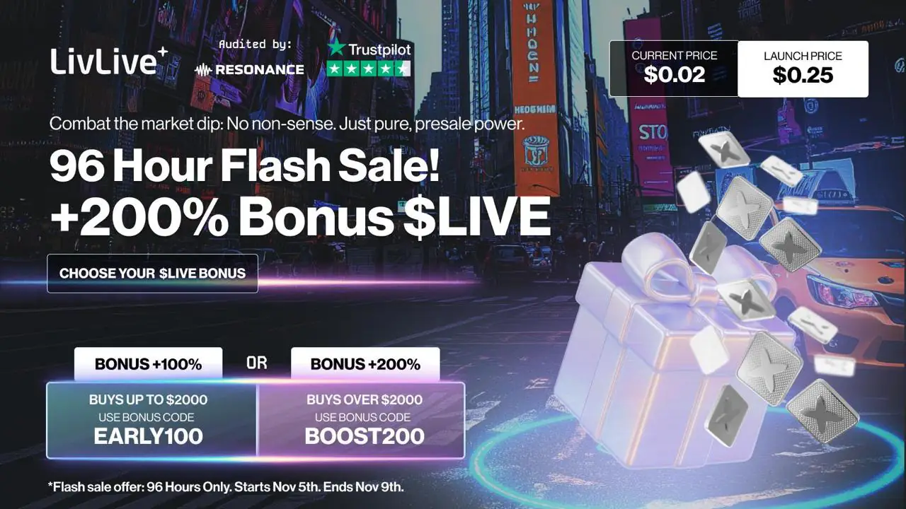 LivLive Presale Surges to $2M, Outpacing Snorter and BlockDAG as 2025’s Crypto Presales of Q4