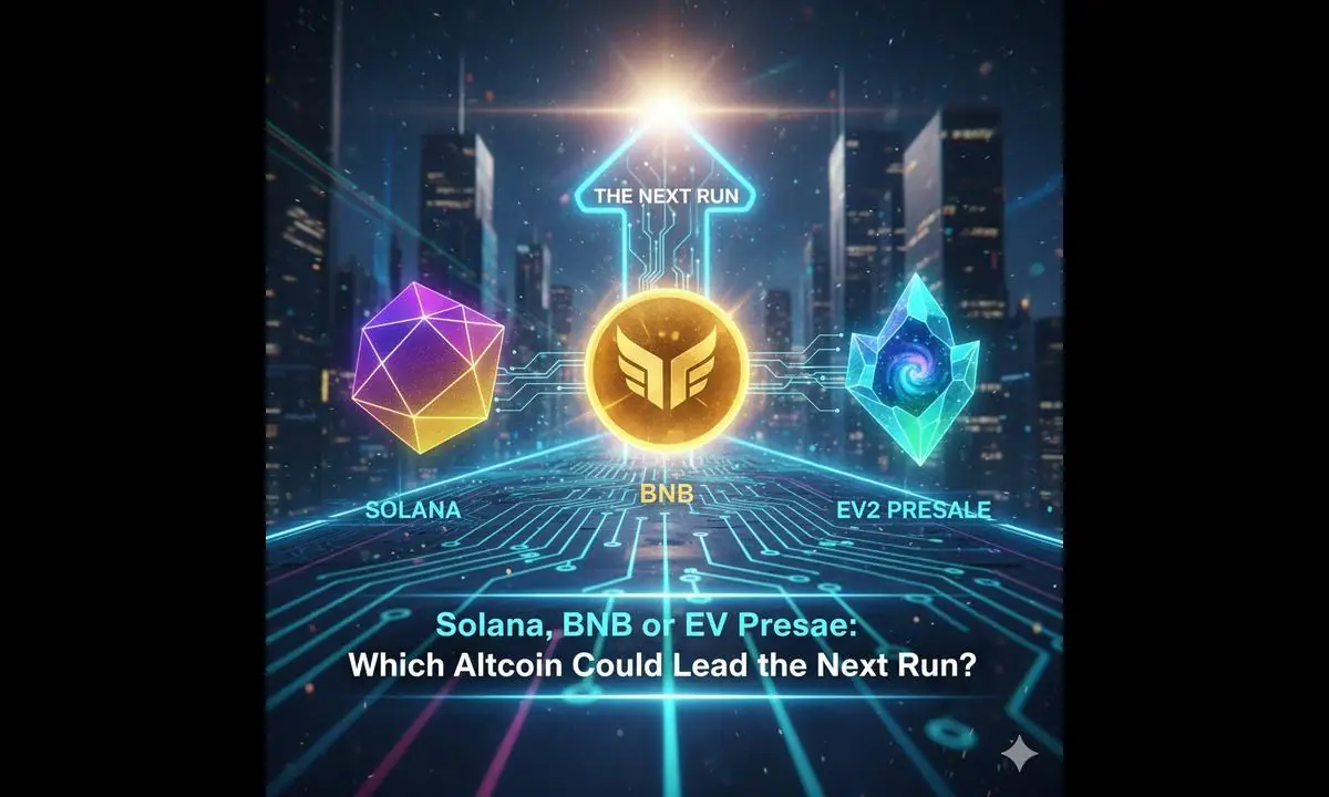 SOL vs BNB Price Prediction 2026: Solana And BNB Drift Sideways As EV2 Gaming Presale Draws Focus