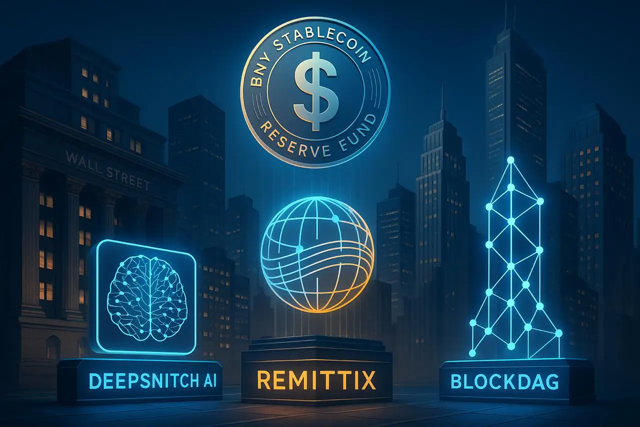 DeepSnitch AI Vs Remittix: BNY Mellon’s Stablecoin Fund Kickstarts Crypto Markets, DeepSnitch AI Jumps 51%