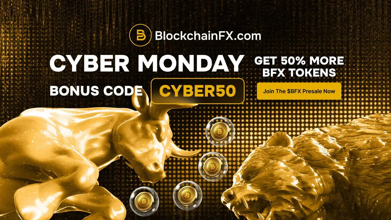 CYBER50 Bonus Code Unlocks the Top Crypto with 1000x Potential? $BFX, BTC, ETH, SOL, XRP, ADA, DOT, LINK Ranked