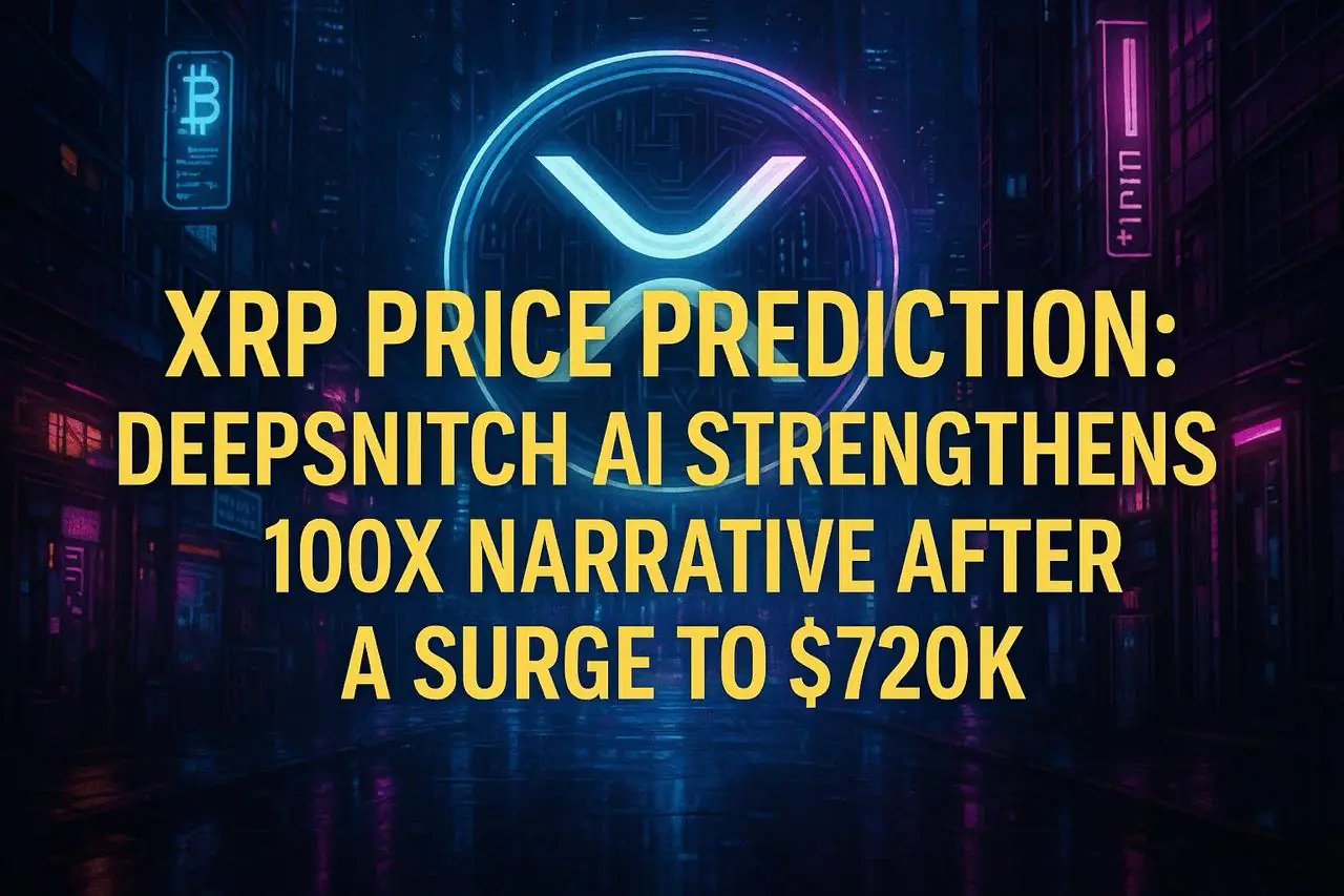 XRP Price Prediction: Saylor Suggests BTC-Backed Banking to Nation-States, DeepSnitch AI Strengthens 100x Narrative After a Surge to $720K