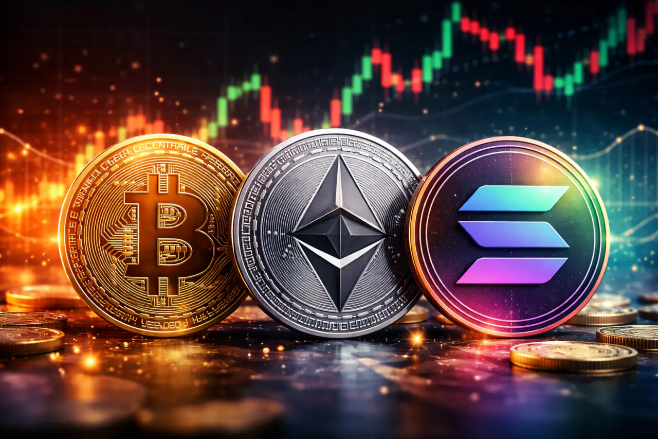 Crypto ETF Flows Turn Mixed as Bitcoin, Ethereum Slip and Solana Gains