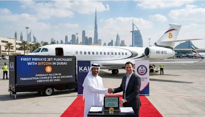 Dubai-Based Pre-Owned Dassault Falcon 6X Fetches 4.1 Bitcoins, Approximately USD 20.27 Million