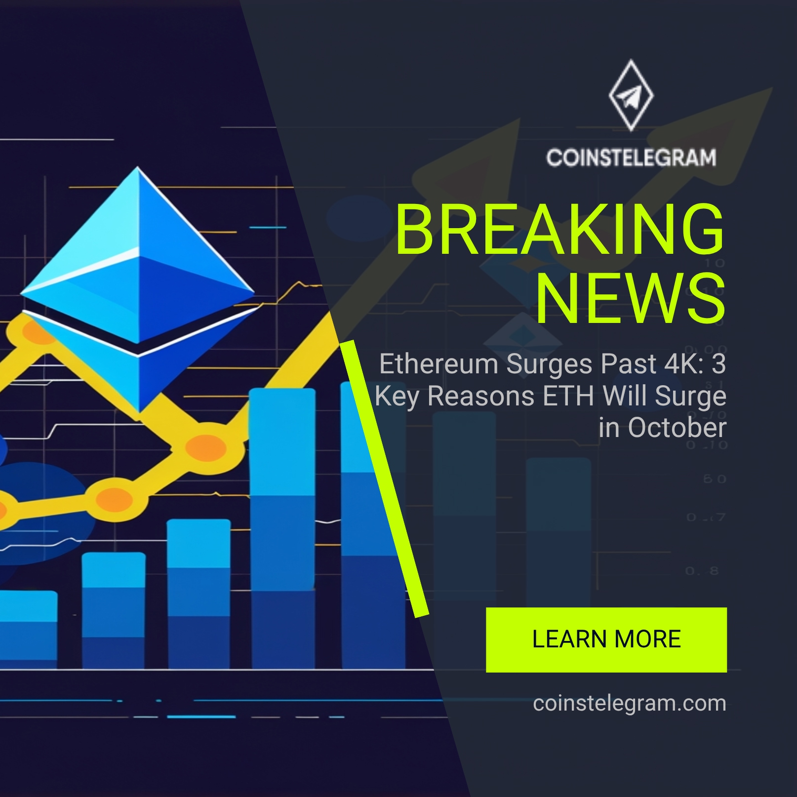 Ethereum Surges Past 4K: 3 Key Reasons ETH Will Surge in October
