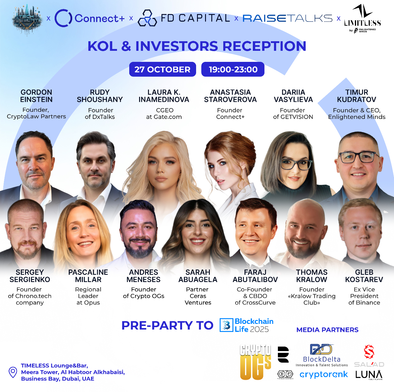 Blockchain Life 2025 Pre-Party by Connect: Exclusive Networking Night for Crypto Leaders in Dubai