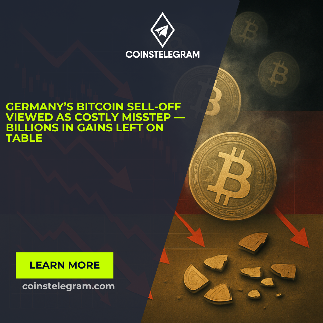 Germany’s Bitcoin Sell-Off Viewed as Costly Misstep — Billions in Gains Left on Table