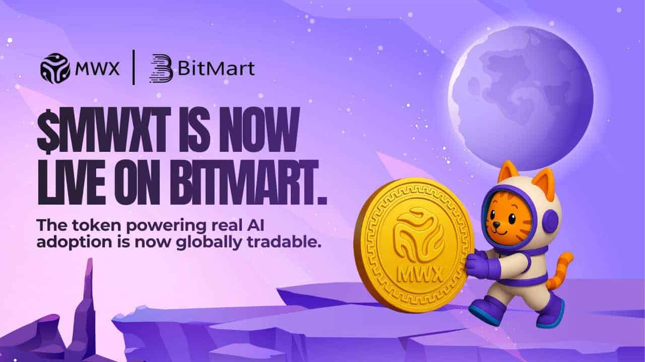 MWX announces $MWXT token listing on BitMart December 2025