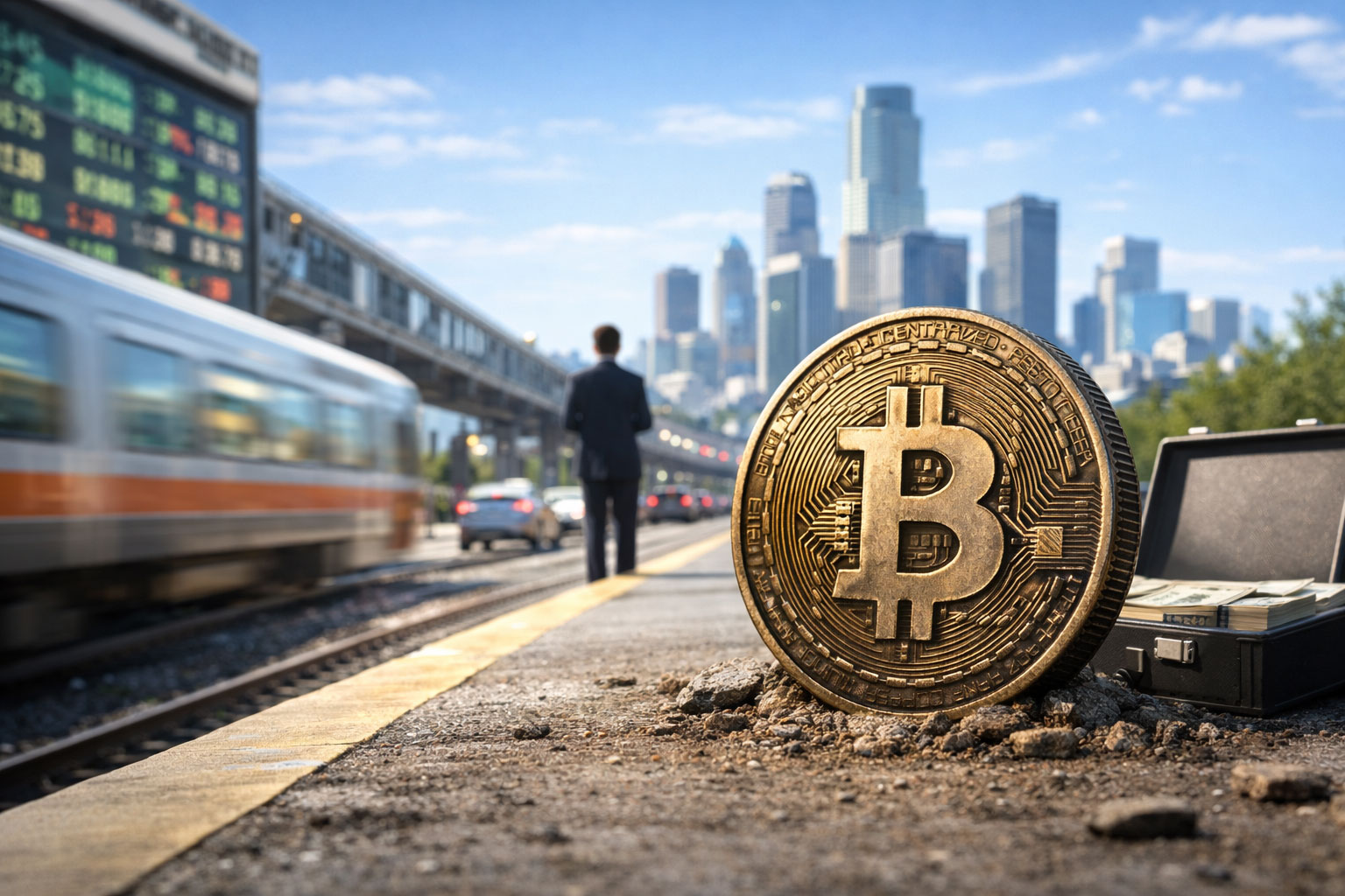 Bitcoin price climbs as global markets shake, fueled by ETFs and institutional buying