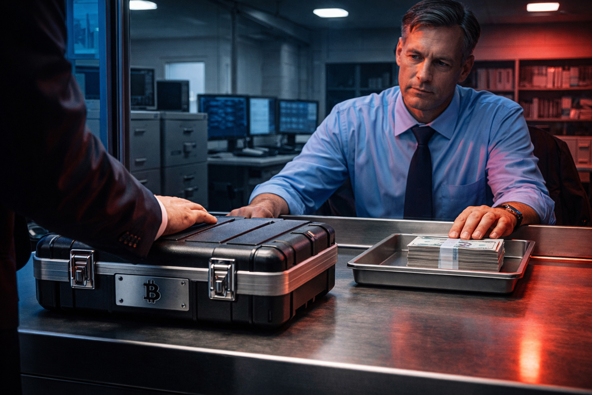 Bitcoin enters credit markets with a discount — and a liquidation trigger