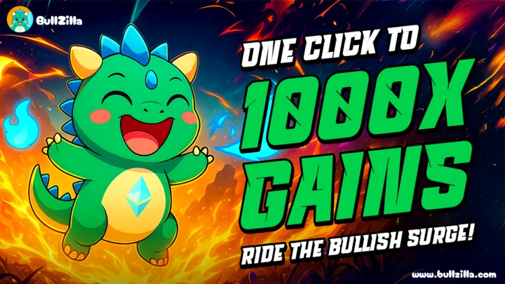 Missed Pudgy Penguins Early Days? BullZilla Is The Titan Of The Best 1000x Meme Coin Presales In 2025 Now