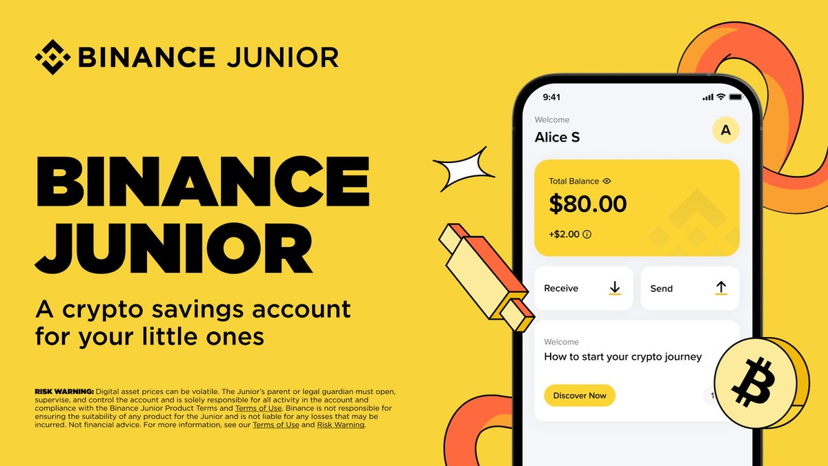 Binance Launches ‘Junior’ App for Kids—And Crypto Twitter Can’t Agree