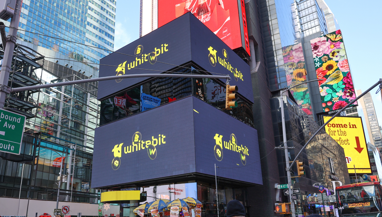 WhiteBIT Expands Globally with U.S. Launch and Times Square Campaign