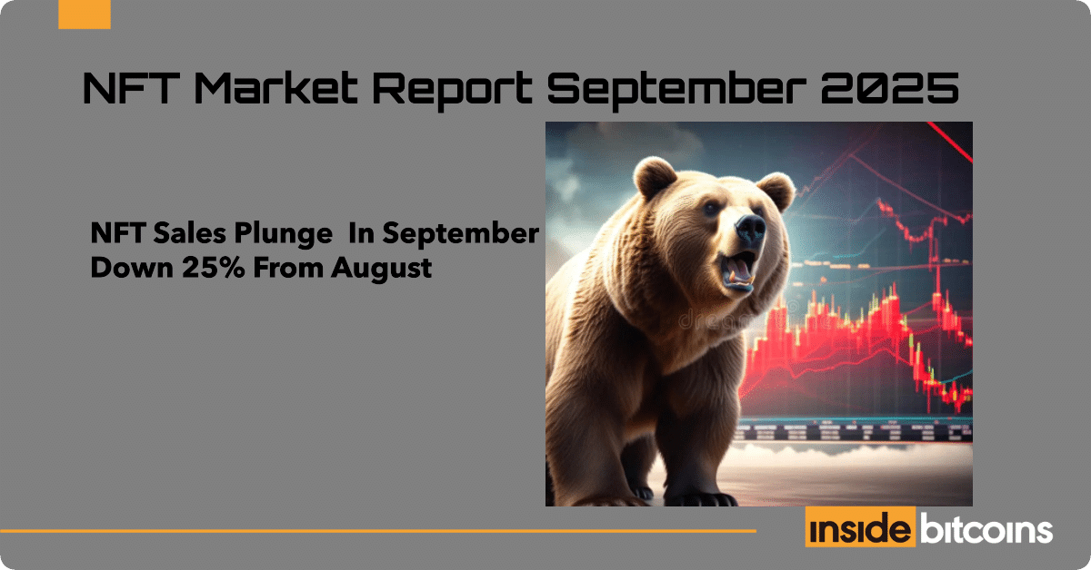 NFT Sales Plunge In September, Down 25% From August 2025
