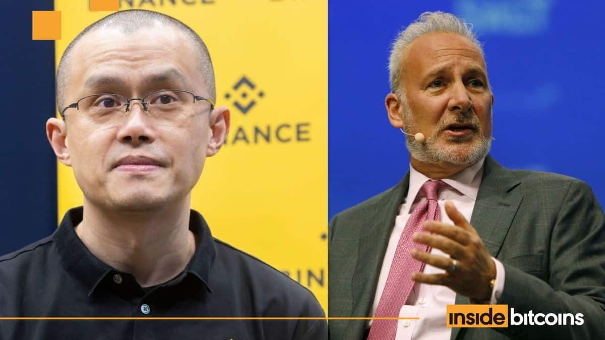 CZ Clashes With Peter Schiff Over Tokenized Gold Comments