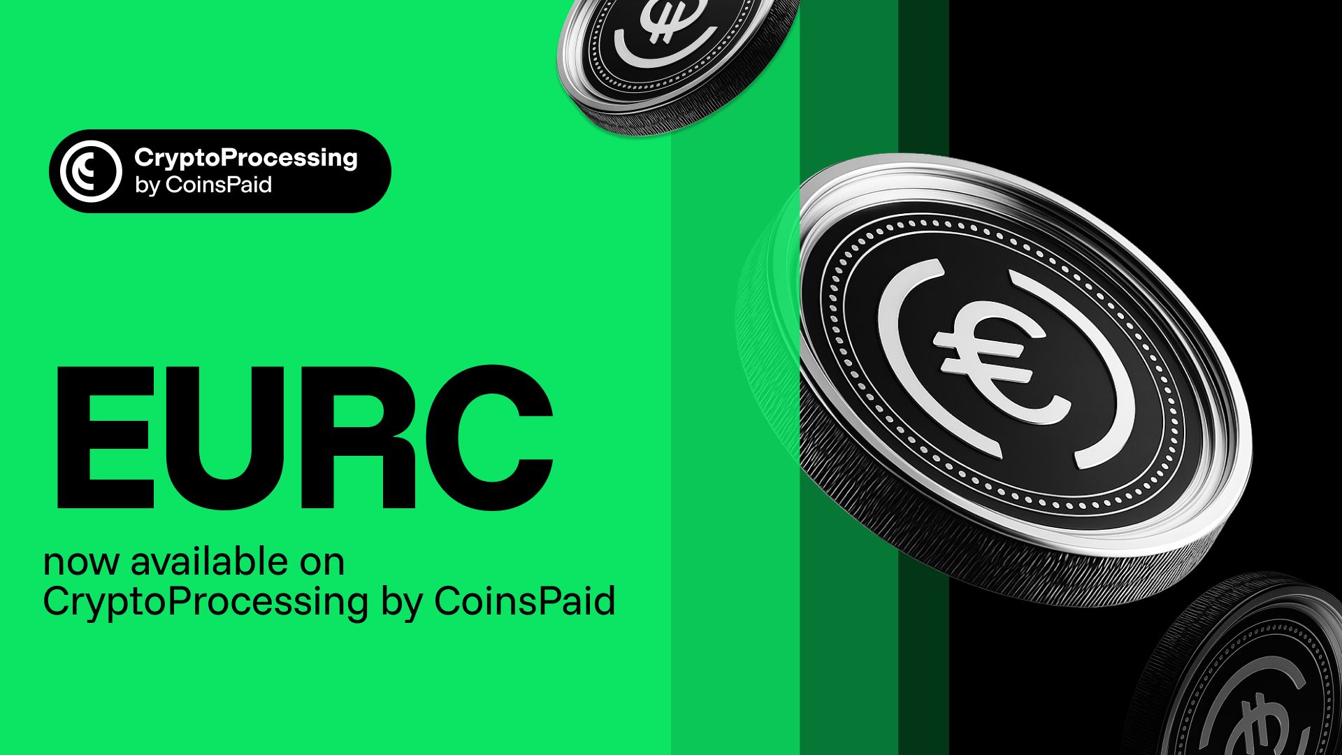 CryptoProcessing by CoinsPaid adds MiCA-Ready EURC for Euro Stablecoin Payments