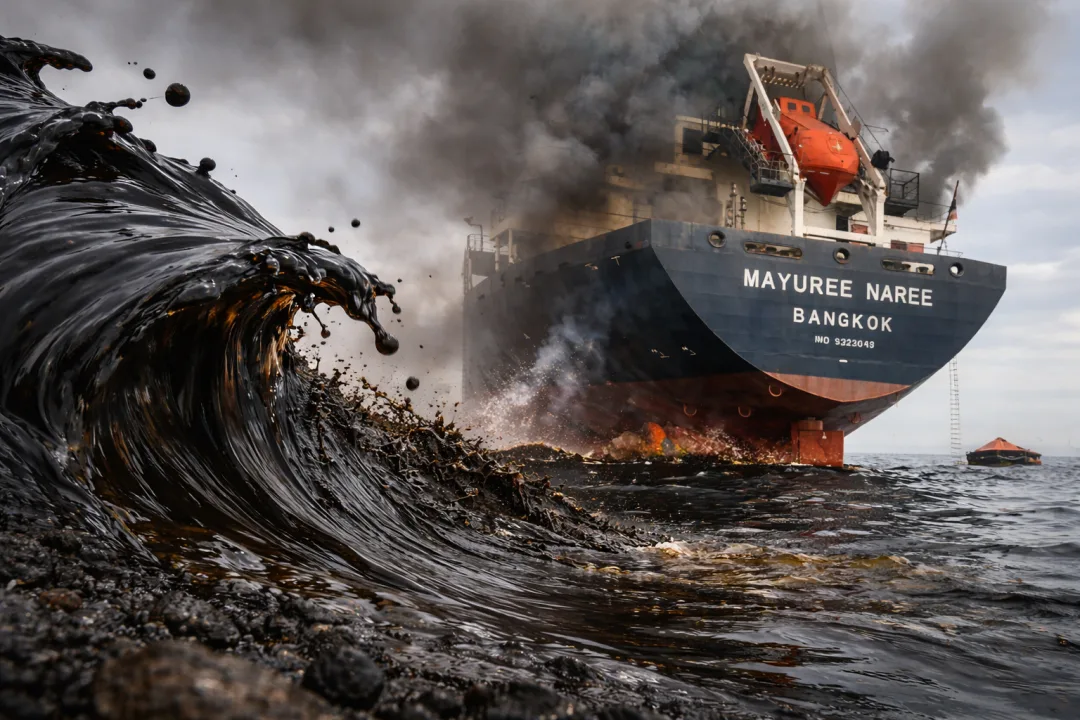 Brent Crude Oil Price: Up 5% After Thai Tanker Hit in Hormuz