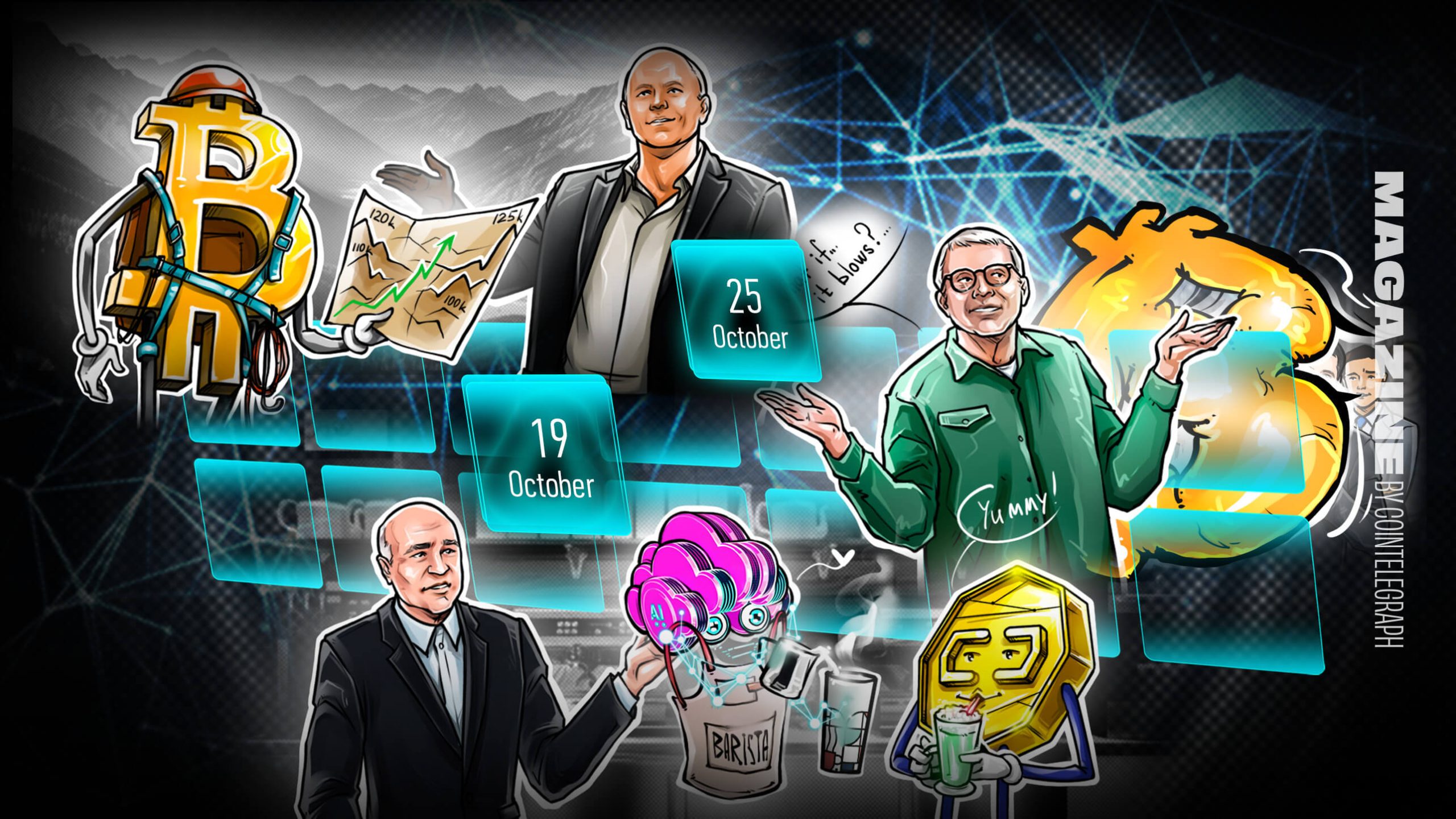 Bitcoin flashing ‘rare’ top signal, Hayes tips $1M BTC: Hodler’s Digest, Oct. 19 – 25