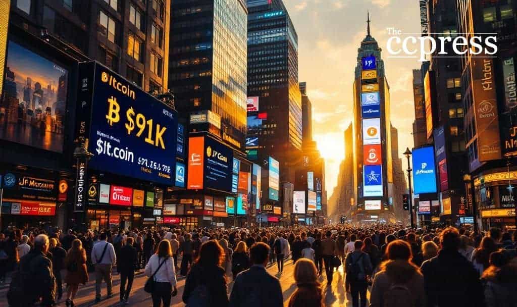 Bitcoin Surges to $91k Amid Fed Rate Cut Speculation