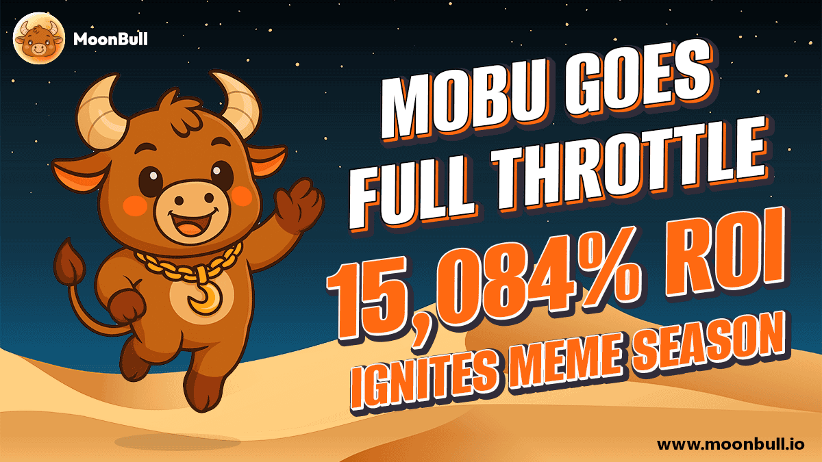 Regretting Bonk? MoonBull Presale Is Live and Could Be One of the Top Meme Coins to Watch in 2025 With High Profits