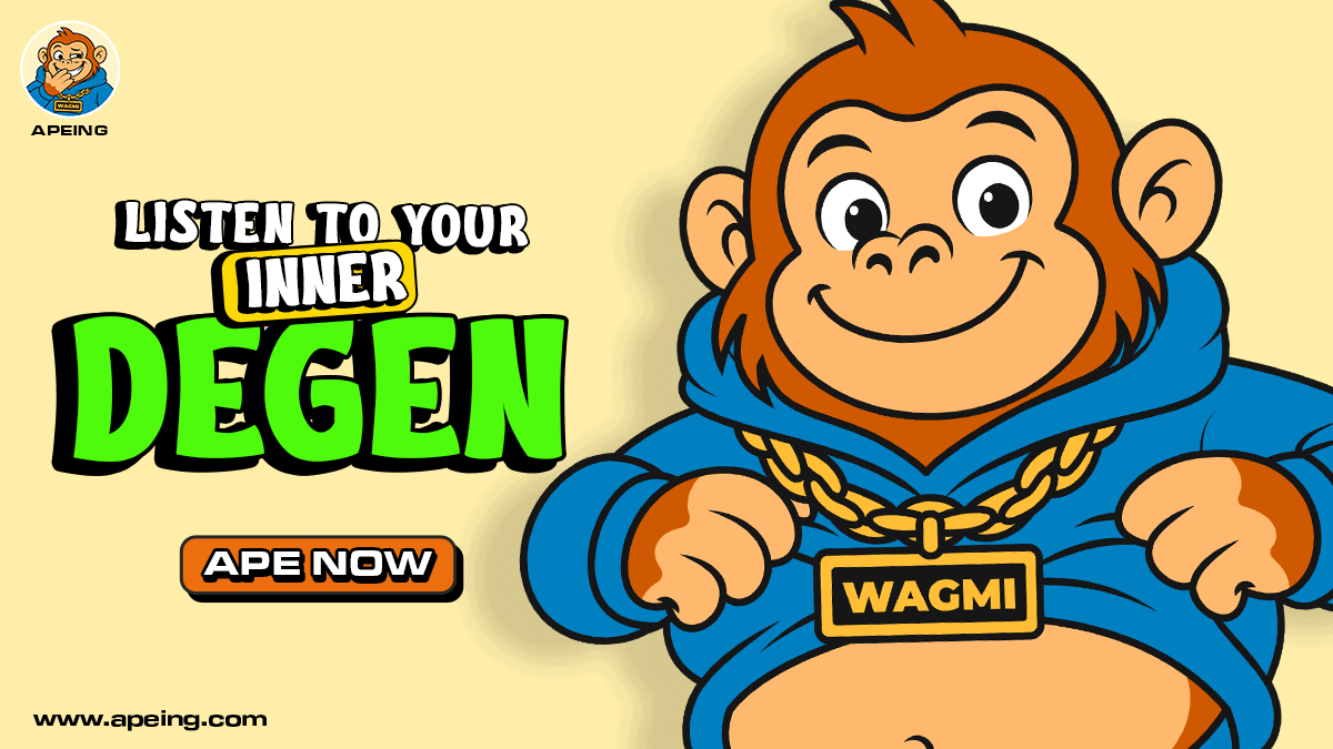 10,000% Potential ROI? Apeing Whitelist Open While Dogwifhat and Floki Watch in Awe: Meme Coins That Will Explode