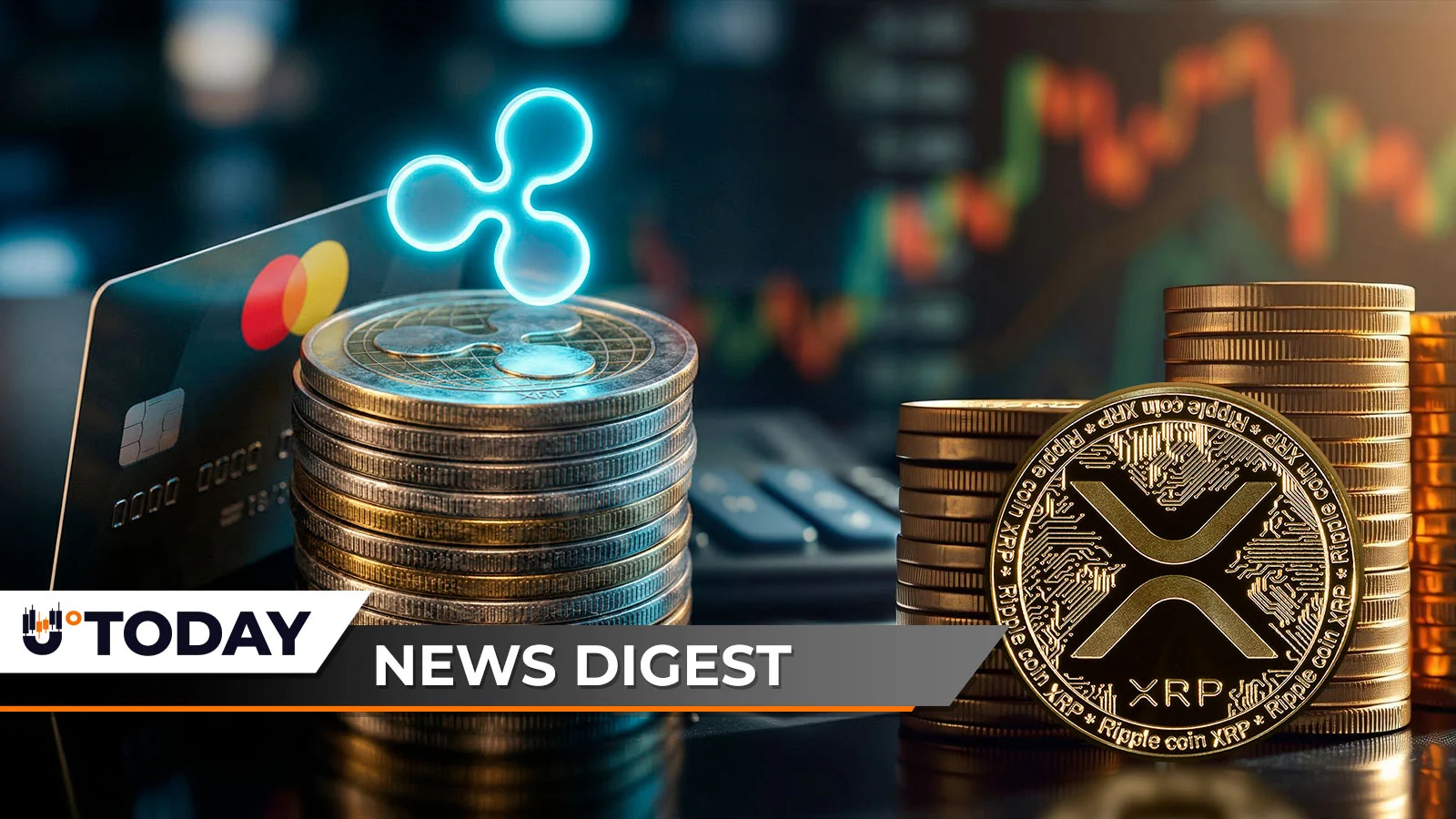 Ripple Partners With Mastercard, XRP Price Faces Bollinger Bands Squeeze, Dogecoin (DOGE) Prints 100% Surge in Volume — U.Today Crypto Digest