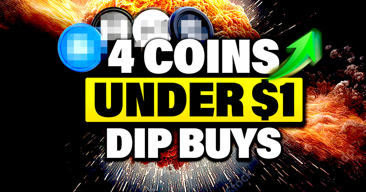 BRUTAL CRYPTO CRASH – $1 Altcoins To Consider On the Dip