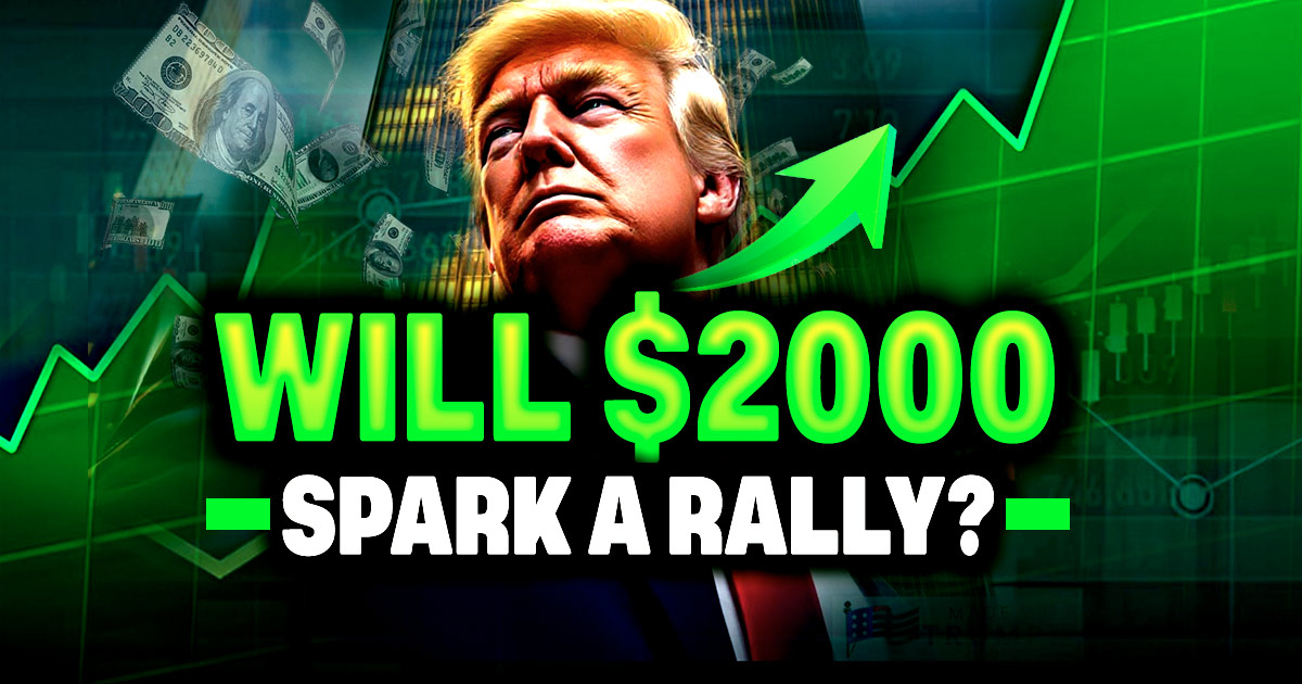 Can Trump’s $2,000 Stimulus Checks Save Crypto Markets?