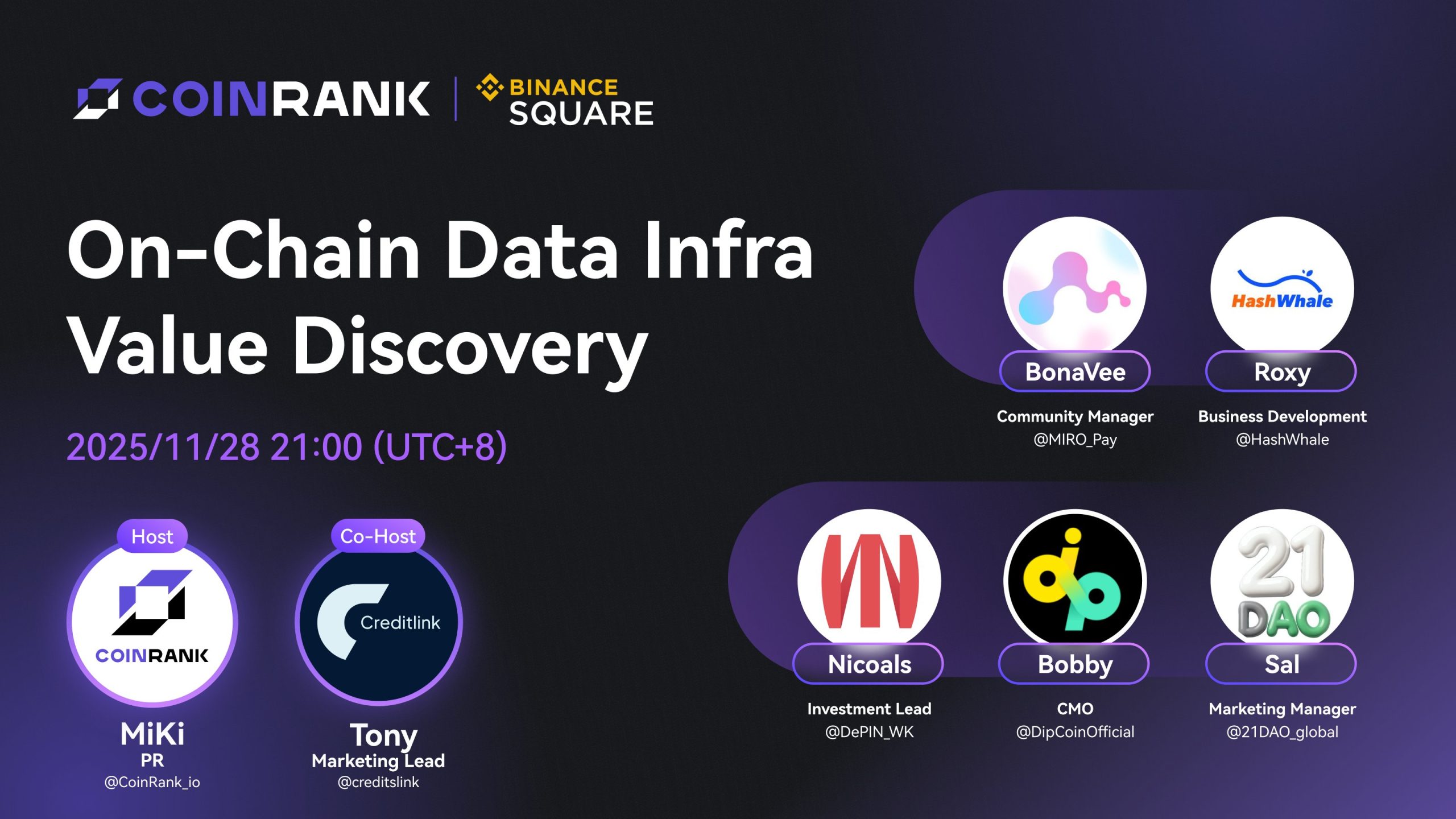 CoinRank AMA: On-Chain Data Infra Value Discovery