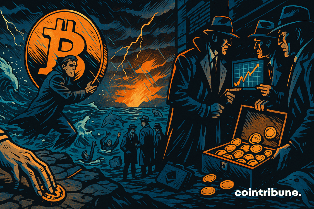 Bitcoin crashes, but holders take advantage to buy back