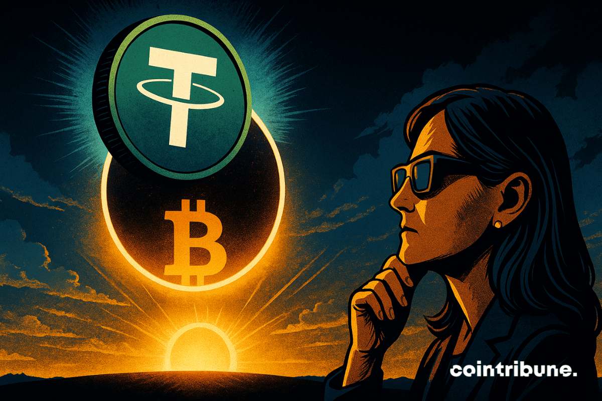 Bitcoin Loses Ground To Stablecoins, Says Cathie Wood