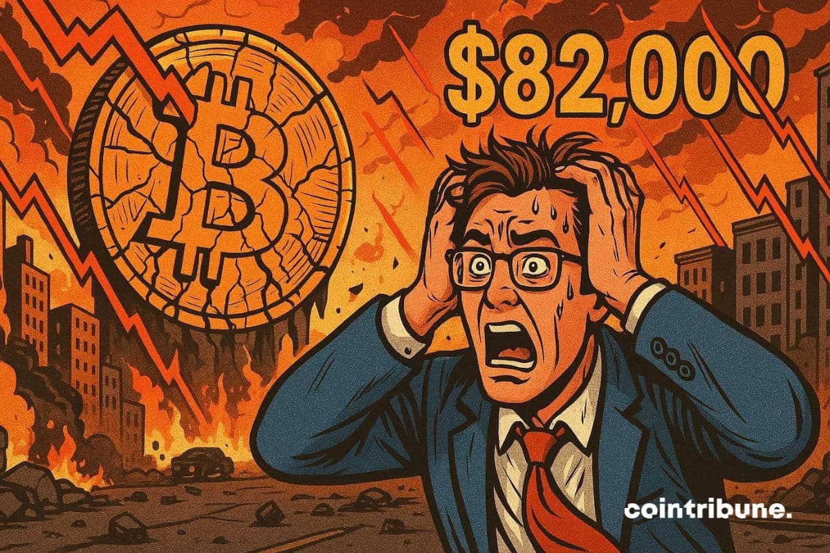 Bitcoin at $82,000: The Fall Accelerates with $2 Billion in Liquidations