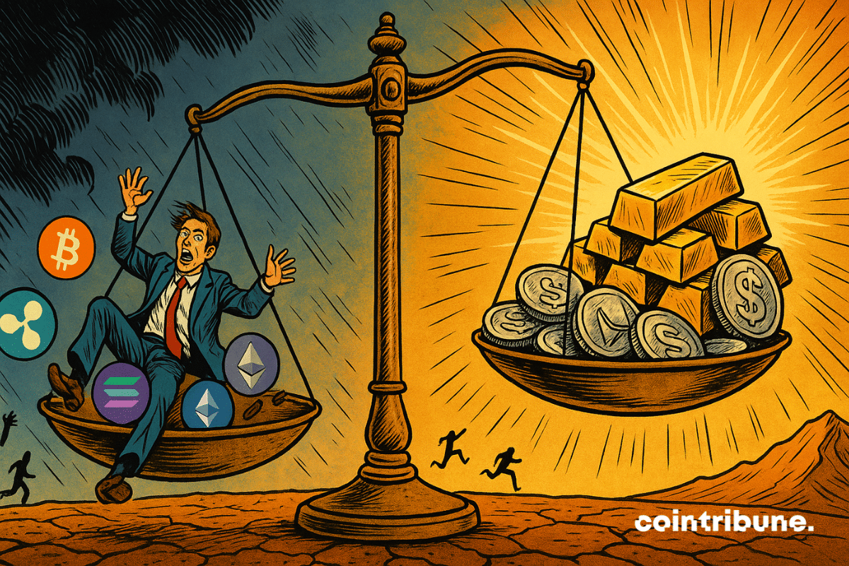 Why Are Bitcoin, XRP, Solana and Ether Falling While Gold and Silver Surge?