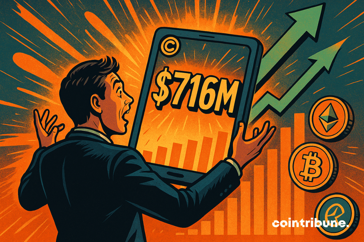 Crypto Investments at CoinShares Climb by $716M in One Week